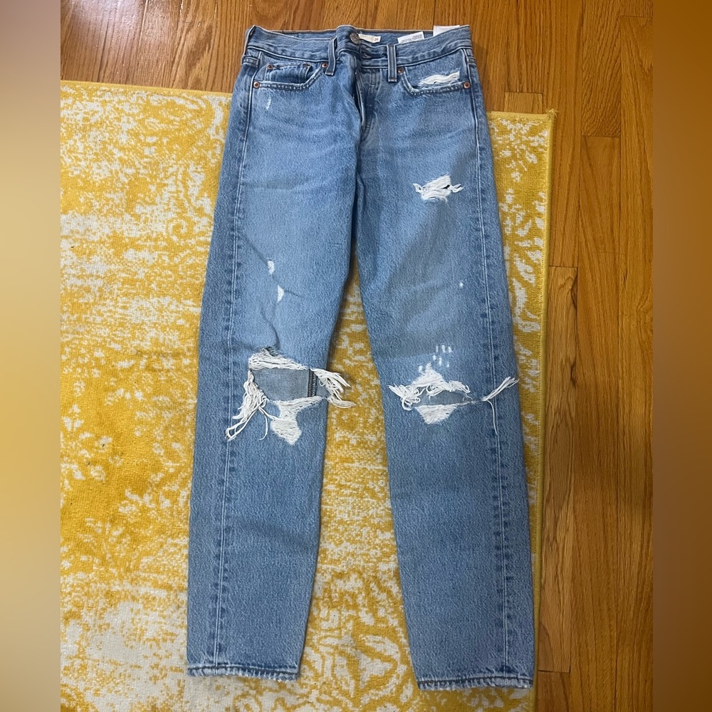 WEDGIE STRAIGHT FIT WOMEN'S JEANS - high waisted